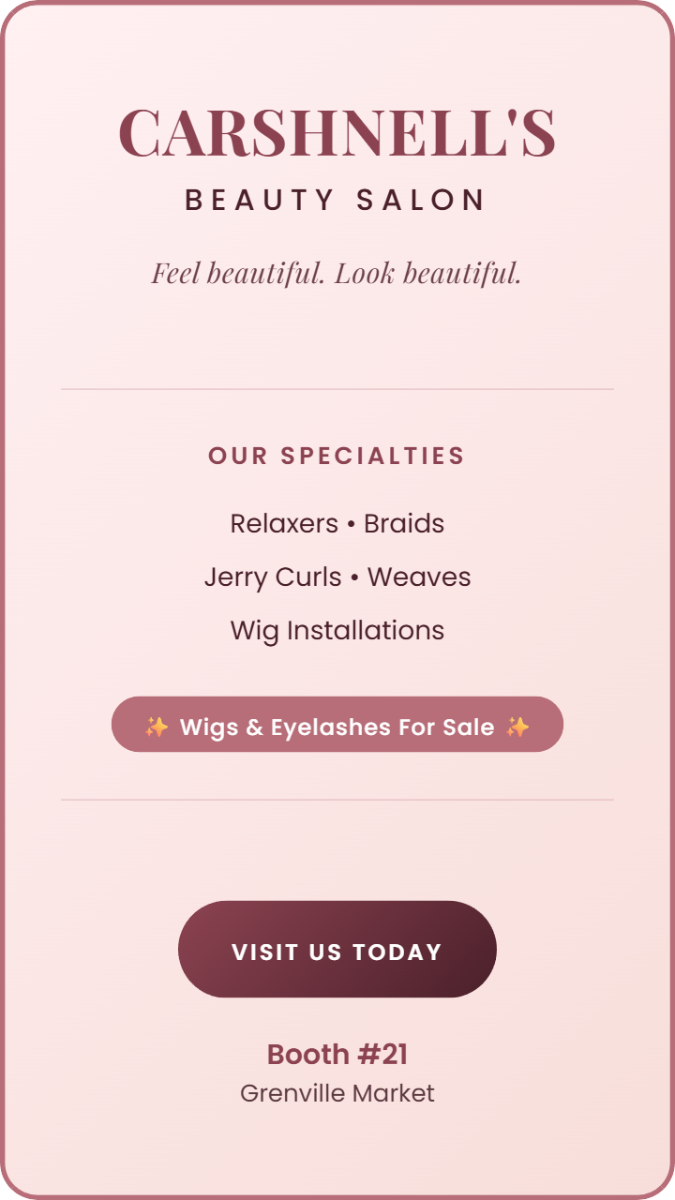 Carshnell's Beauty Salon