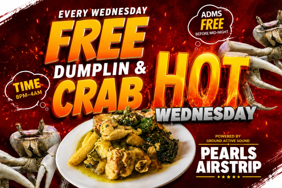 Hot Wednesday at Pearls Airstrip: Enjoy Free Dumplin & Crab in Grenada